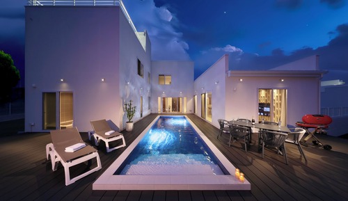 Villa, 3 habitaciones, no fumadores, patio (Building A, Sea view)