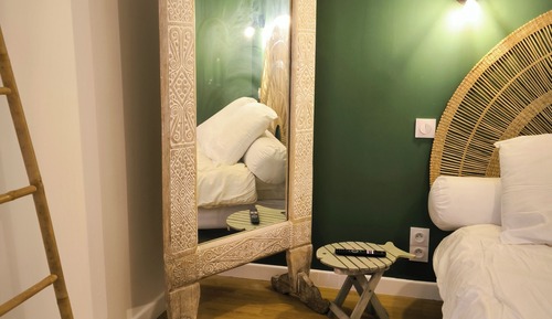 Habitación doble, baño privado