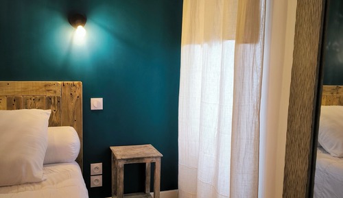 Habitación con 1 cama doble o 2 individuales