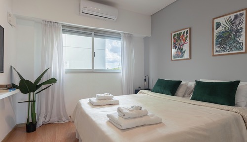 Apartamento Confort, balcón, vistas a la ciudad