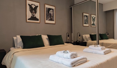 Apartamento Confort, balcón, vistas a la ciudad