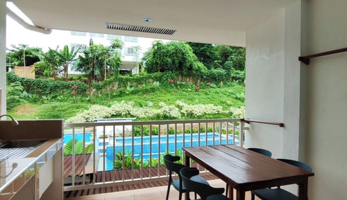 Estudio Signature, 2 camas dobles, acceso a la piscina, vistas a la piscina