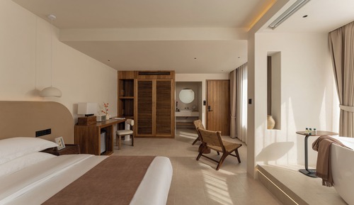 Habitación individual económica, 1 cama de matrimonio grande, no fumadores, vistas a la ciudad