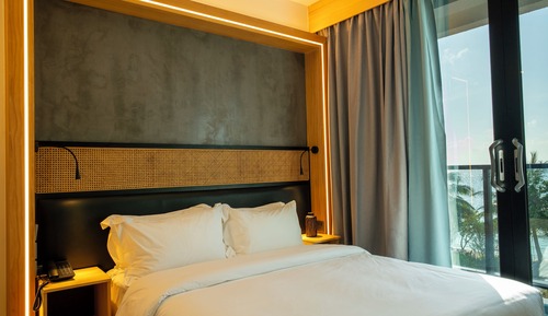 Habitación Deluxe doble, balcón, vistas al mar