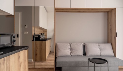 Suite estudio, balcón