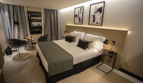 Habitación Deluxe doble de uso individual, no fumadores, balcón
