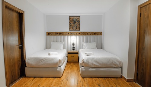 Habitación familiar, varias camas