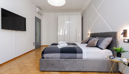Apartamento, balcón, vistas a la ciudad