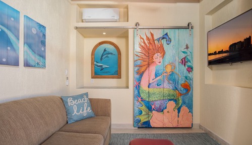 Apartamento, varias camas, balcón, vistas al mar (907)