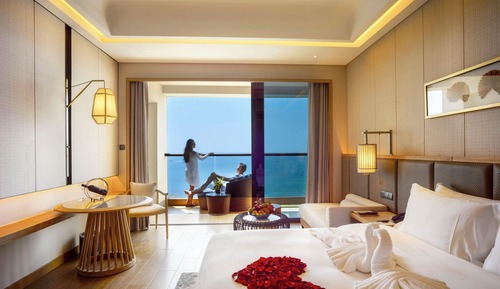 Habitación de lujo, balcón, vistas al mar