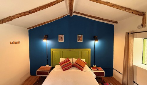 Habitación Confort con 1 cama doble o 2 individuales, 1 cama doble, vistas al jardín
