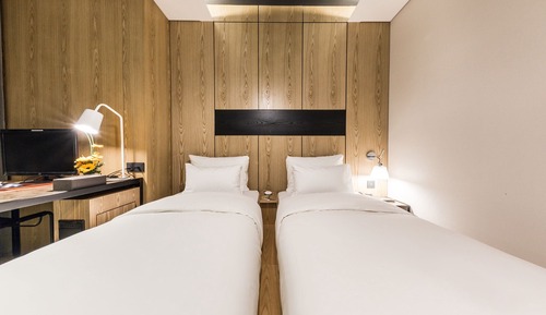Habitación Premier con 2 camas individuales, vistas a la ciudad