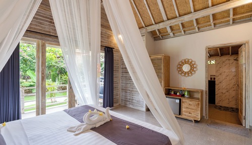 Habitación estándar doble, vistas al jardín