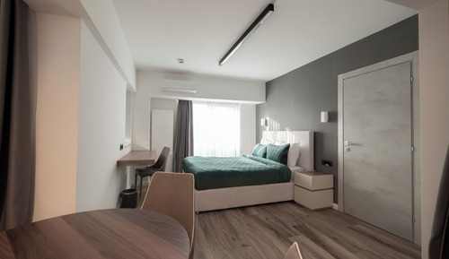 Suite estudio, balcón