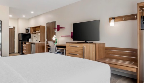 Suite estudio, 1 cama de matrimonio grande, accesible para personas con discapacidad (Hearing)