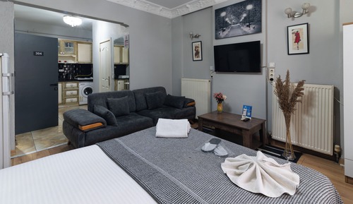 Habitación triple familiar, 1 habitación, cocina