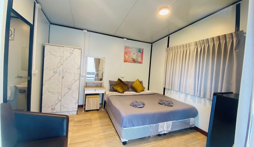 Habitación, 1 cama de matrimonio, balcón, vistas al jardín