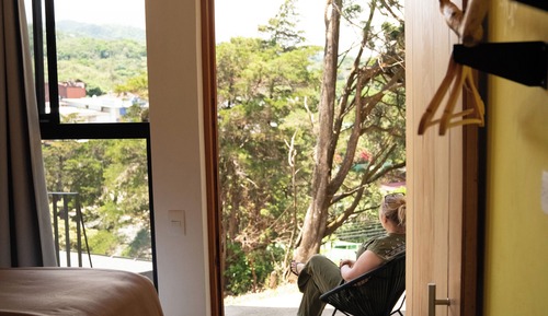 Habitación económica, patio, vistas al jardín