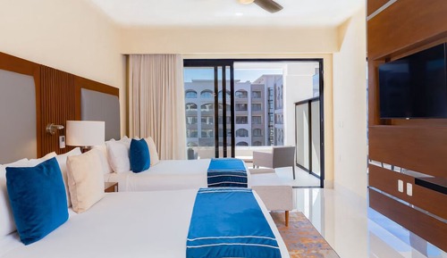 Habitación, 2 camas de matrimonio, no fumadores, junto a la playa