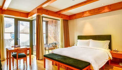 Habitación doble, vistas a la montaña