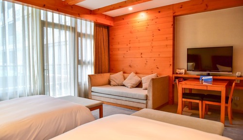 Habitación básica con 2 camas individuales