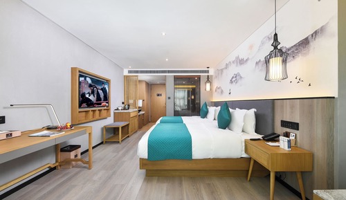 Habitación Deluxe con 2 camas individuales, vistas a la ciudad