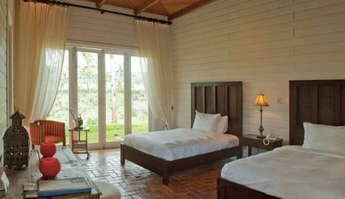 Habitación de lujo con 2 camas individuales, vistas a la montaña