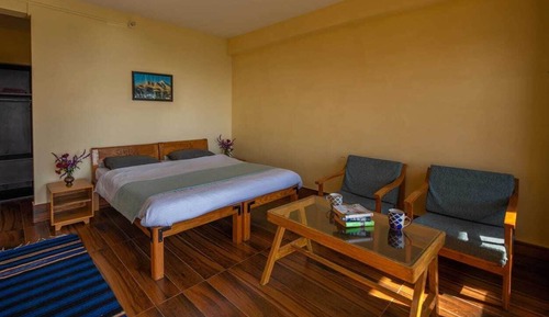 Habitación Confort doble, balcón, vistas a la montaña