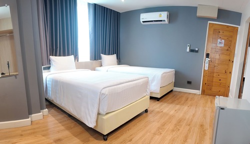 Habitación Deluxe con 2 camas individuales, vistas a la ciudad