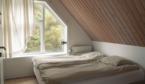 Habitación básica doble, vistas al jardín