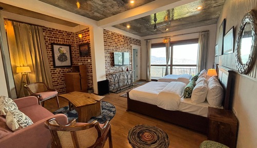 Suite de lujo, balcón