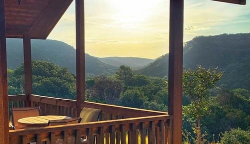 Cabaña Confort, 1 cama de matrimonio, vistas a la montaña