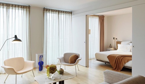 Suite, varias camas, vistas a la ciudad