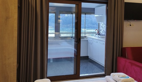 Habitación romántica, vistas al mar