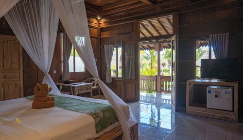 Villa Deluxe, balcón, vistas al jardín