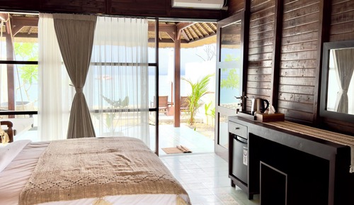 Habitación ejecutiva, 1 cama de matrimonio grande, vistas a la playa