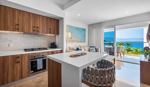 Apartamento Deluxe, 1 cama de matrimonio grande con sofá cama, balcón, vistas a la playa