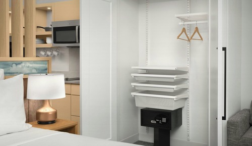 Estudio, 1 cama de matrimonio grande con sofá cama