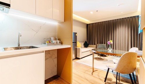 Two-Bedroom Deluxe Suite with City View