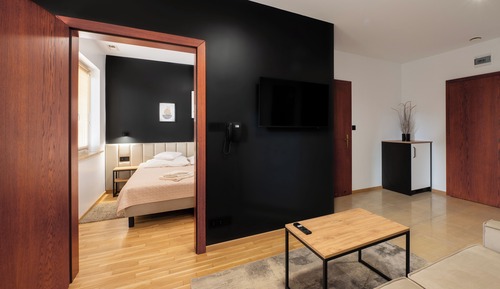 Suite estudio Deluxe, 1 cama de matrimonio con sofá cama