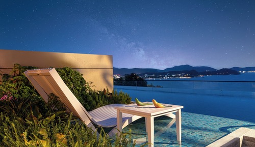 Habitación Premium, 1 cama de matrimonio grande, vistas al mar (Outdoor Private Pool)