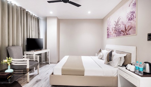 Habitación Premium con 1 cama doble o 2 individuales, vistas a la ciudad