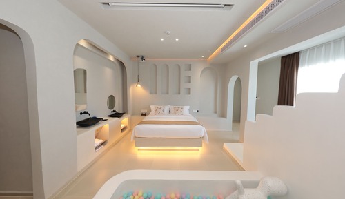 Habitación triple Deluxe, vistas al mar