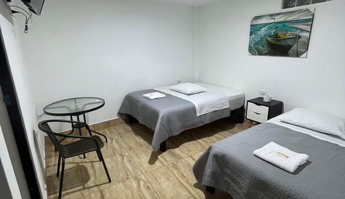 Habitación estándar con 2 camas individuales, vistas al patio