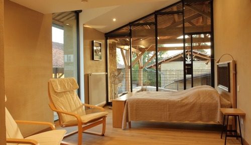 Habitación Confort doble, balcón, vistas al patio