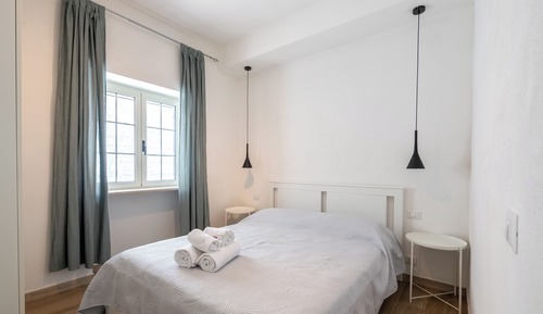 Apartamento, 1 cama doble con sofá cama, patio