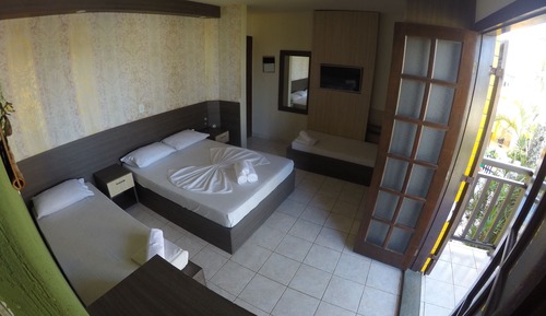 Suite básica, balcón, vistas al patio