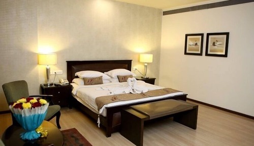 Habitación Deluxe doble, balcón, vistas al jardín