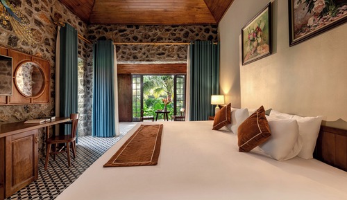 Habitación Deluxe doble, 1 cama de matrimonio grande, vistas al jardín