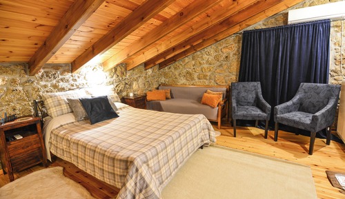 Habitación cuádruple estándar, balcón, vistas al mar
